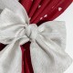 Bows Million Hearts Red - set complet perdele bucatarie